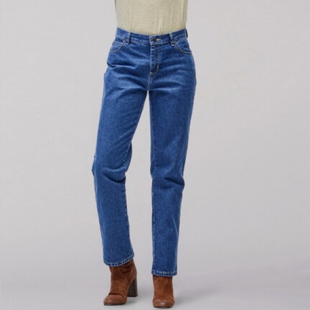 Lee 103051892 Relaxed Fit All Cotton Straight Leg Jean - Aero Size 14 NEW